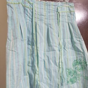 Old Navy Floral and Striped Skirt